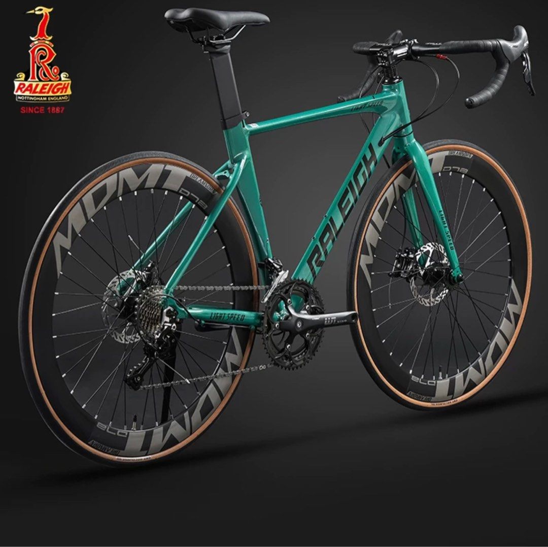 Raleigh light speed entry road bike hybrid bike LTWOO groupset Sensah groupset