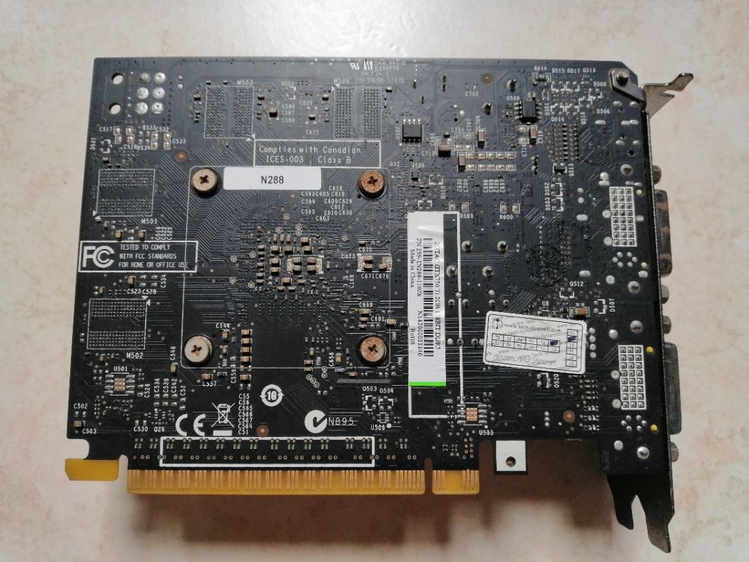 Refurbished Zotac GeForce GTX 750 Ti 2GB Computers Tech Parts