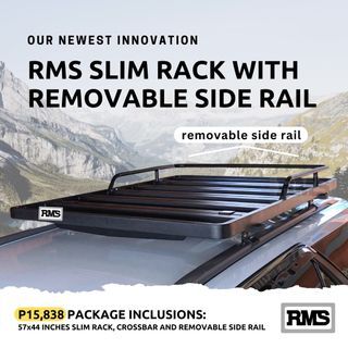 RMS Slim Rack/ Flat Rack with removable side rail 👍🏽