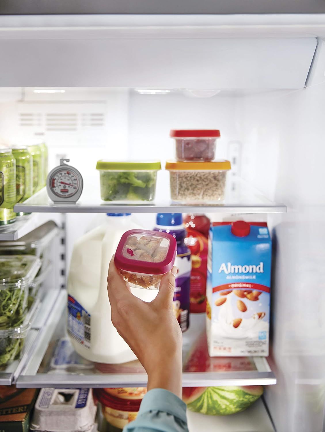 Rubbermaid FGR80DC Refrigerator Freezer Cooler Fridge Thermometer