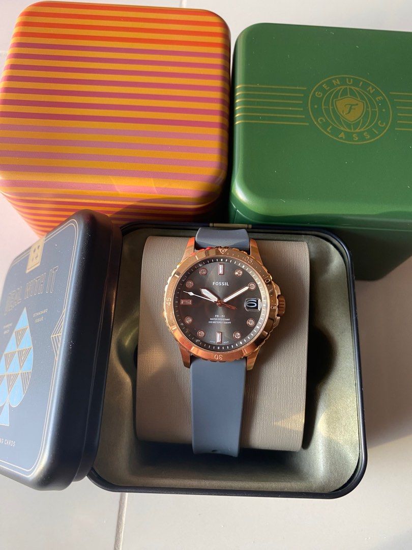 Fossil watch top box for sale