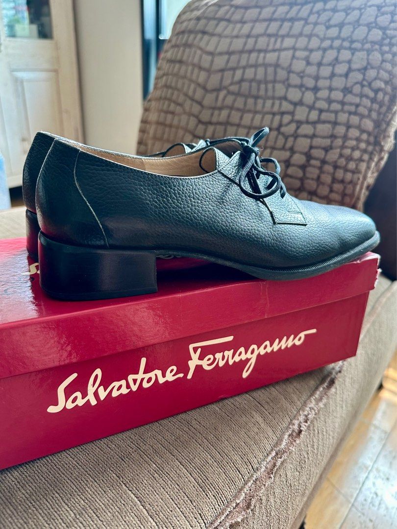 Ferragamo lace ups top