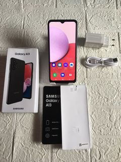 Samsung a13 ram4/128 4g fulset mulus,ada minus dikit