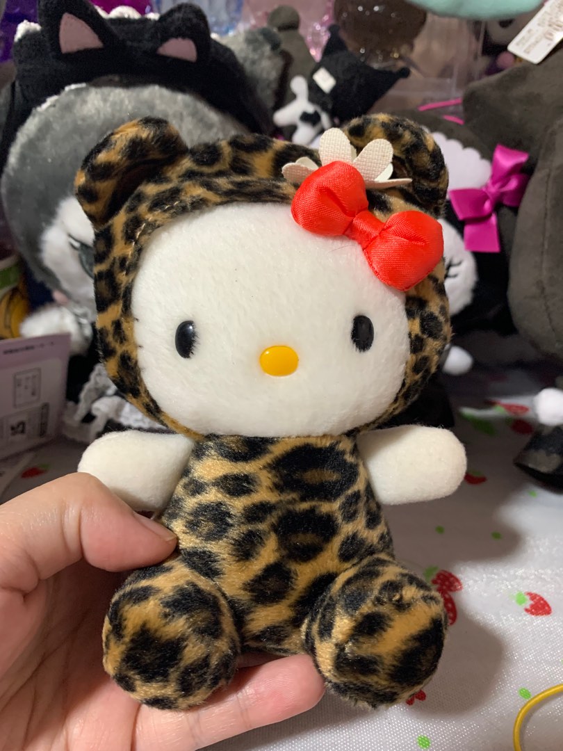 Sanrio: Hello Kitty Leopard Print Plush, Hobbies & Toys, Toys & Games ...