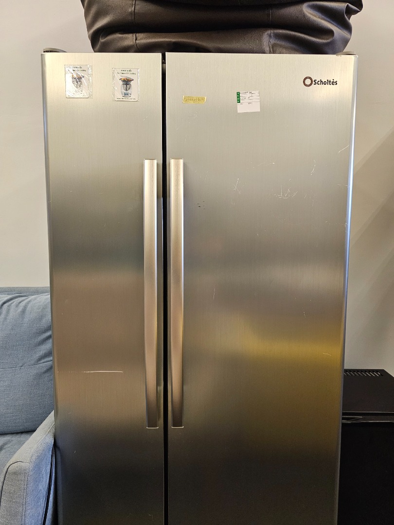Scholtes Italian 600L Side by Side Refrigerator, TV & Home Appliances