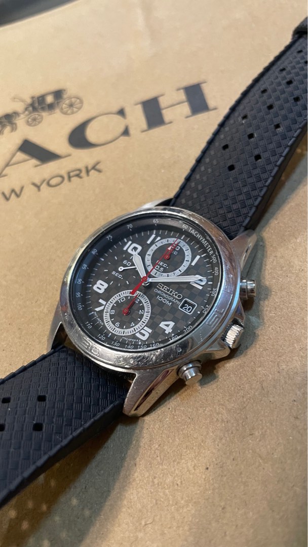 Seiko chronograph 100m 7t92 best sale