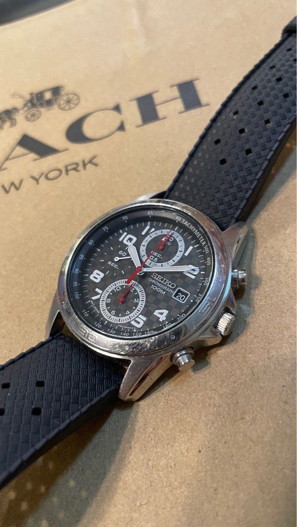 Jam tangan best sale seiko chronograph 100m