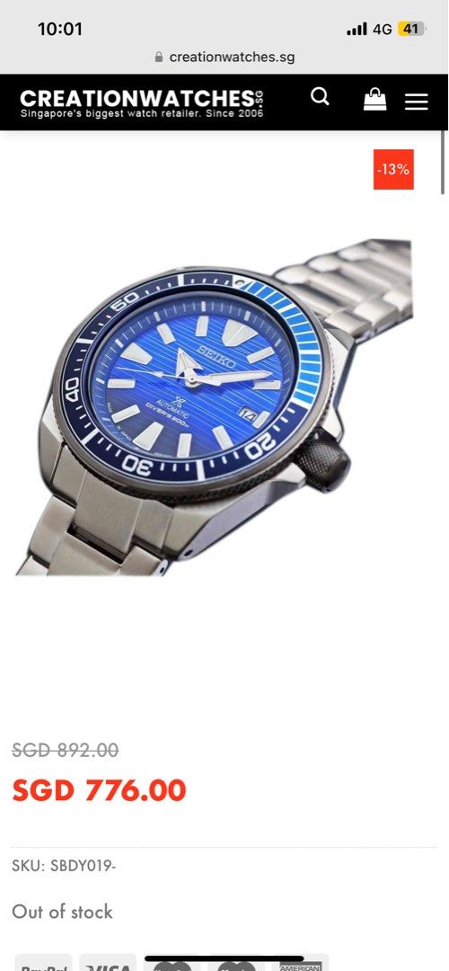 Seiko new arrivals samurai creationwatches