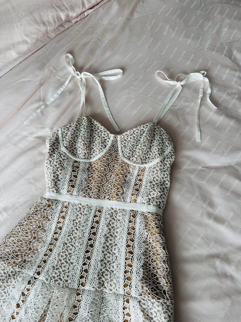 Dakota lace midi dress top