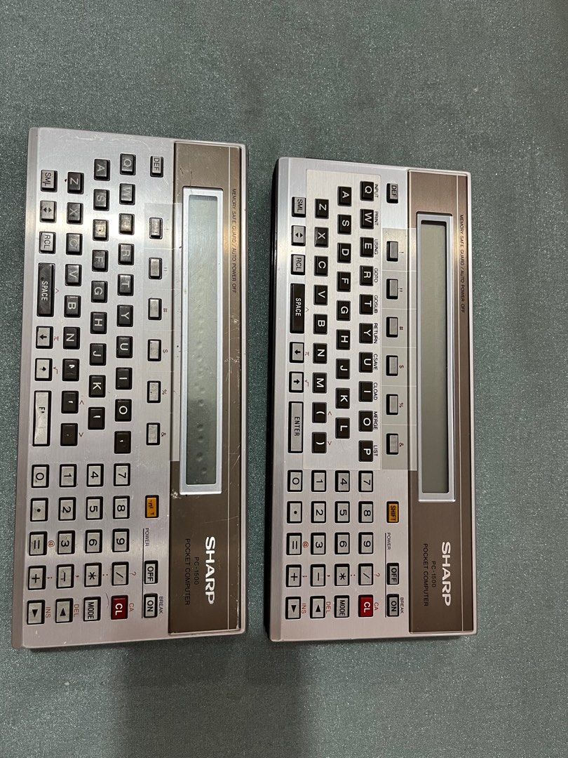 Sharp PC-1500 （分類：手提電腦）位於 Hong Kong。 由 angusl 提交（商品編號 1264714812，圖片 1）。簡介： 清屋，家人興趣收藏 一部開到一部壞。