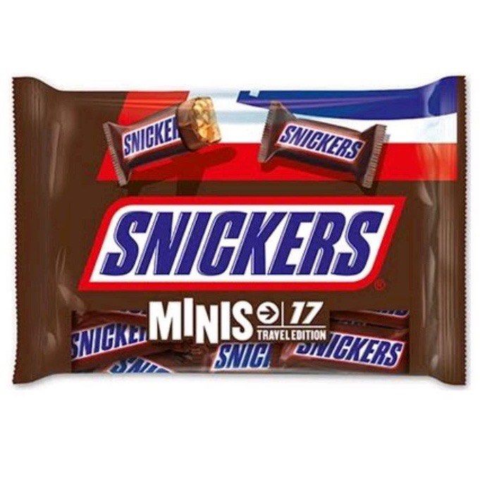 Snickers Minis Travel Edition 333grams (Category: Other Food & Drinks) located in Imus. Submitted by foodhaveit24 (Listing ID 1264713298, Image 1). Description: .