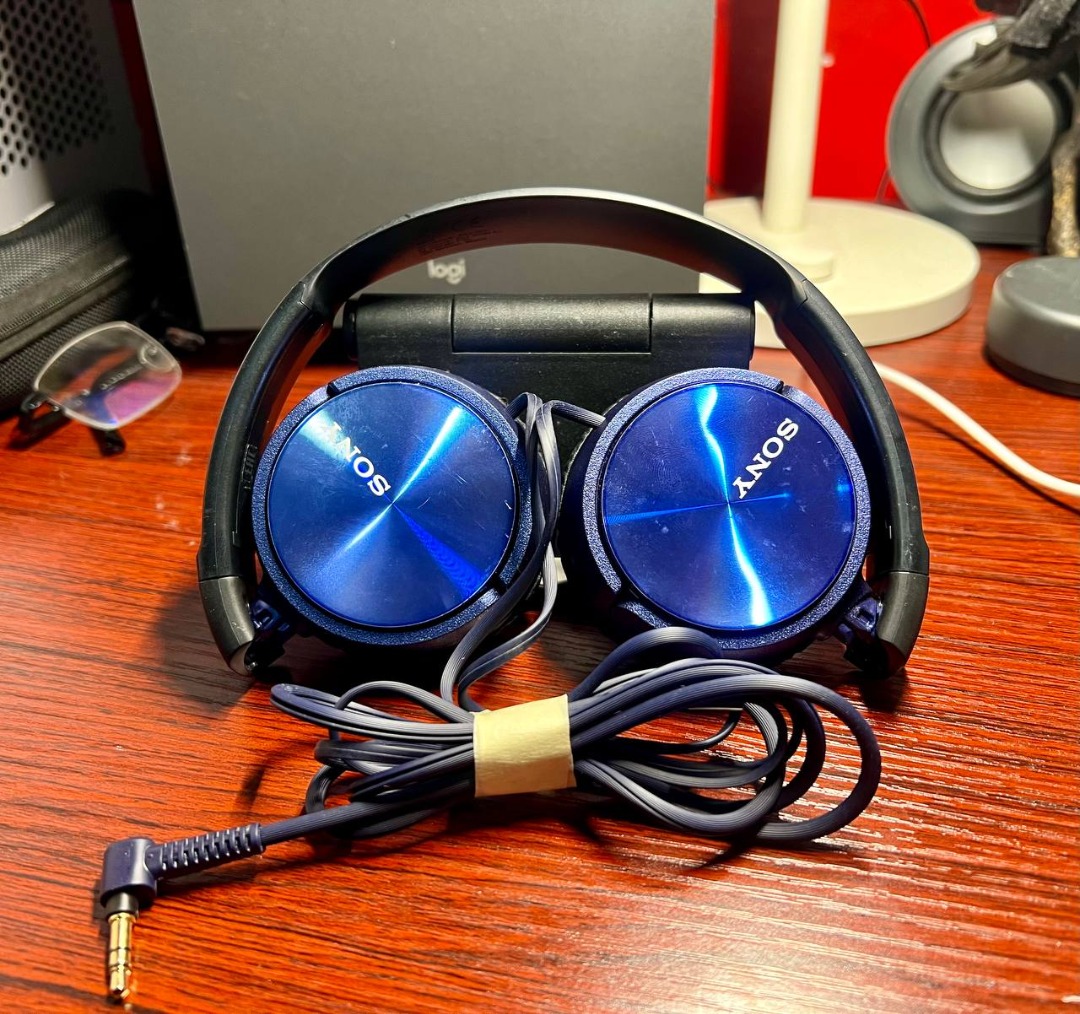 Sony MDR-ZX310 Headphones Headsets Blue], Audio, & Headphones [Metallic Carousell on