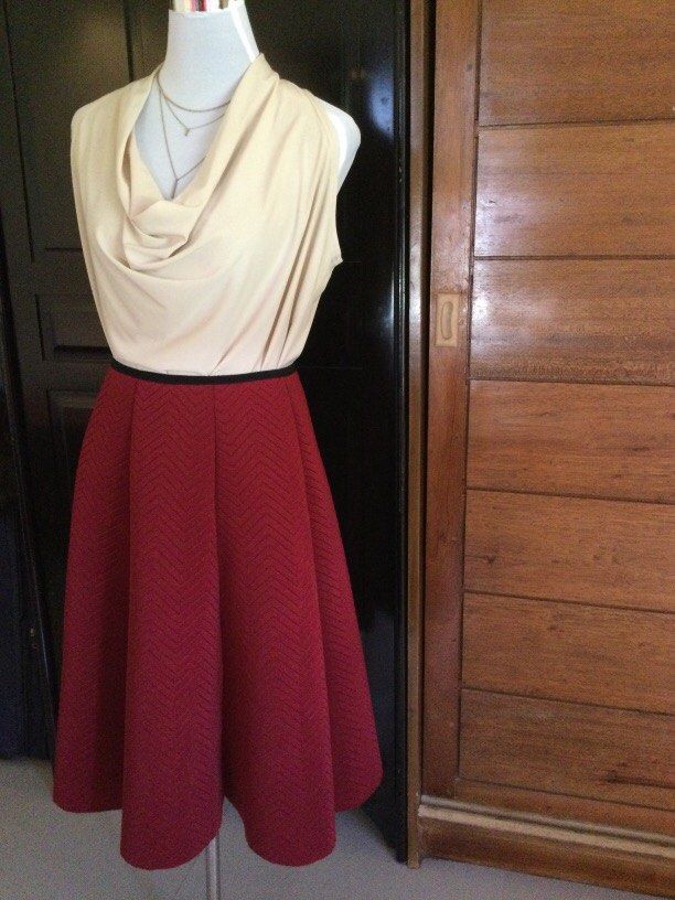 Sosy top and skirt (Category: Sets or Coordinates) located in Makati City. Submitted by babe090817 (Listing ID 1264626927, Image 2). Description: top/ blouse / dress- maldita skirt is good condition outfit for christmas party.