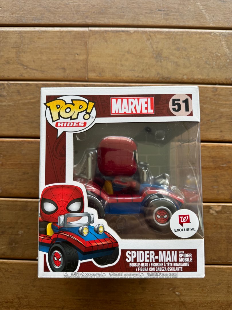 Spiderman with spider mobile on sale funko pop