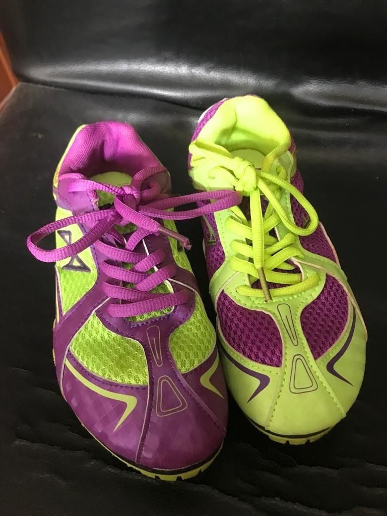 Purple spike shoes on sale