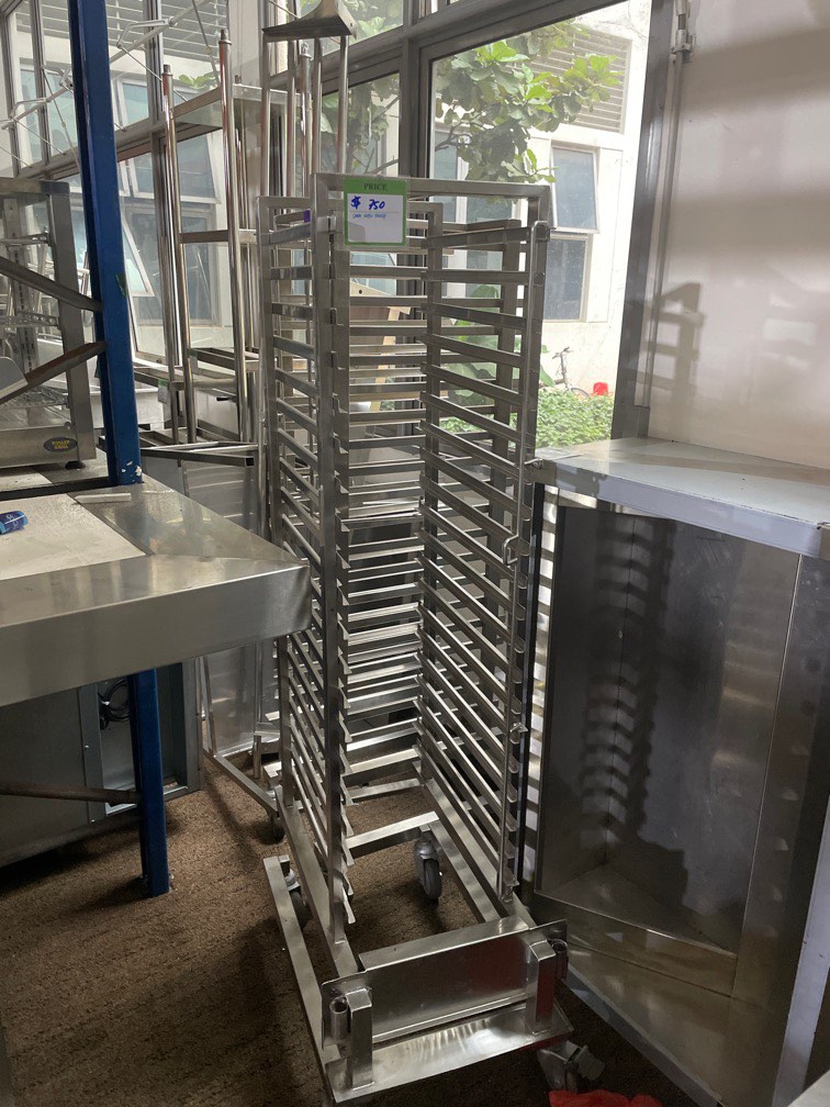 Stainless steel combi oven trolley / oven trolley, TV & Home Appliances