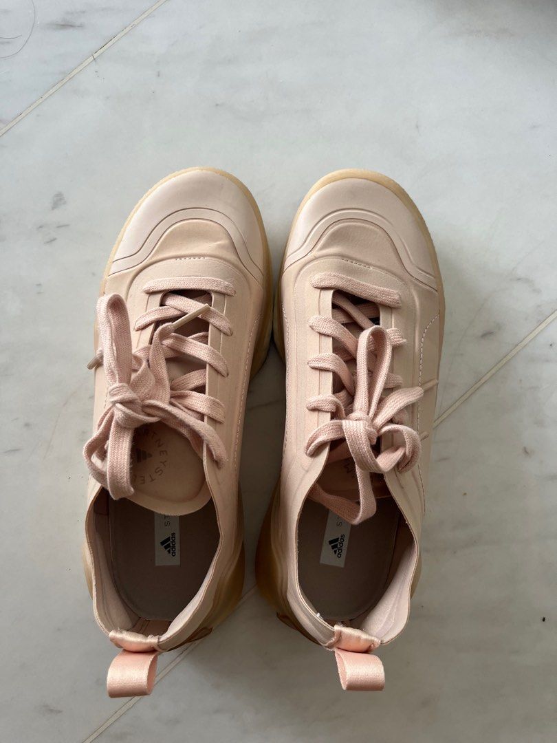 Stella McCartney adidas pink sneaker Women s Fashion Footwear