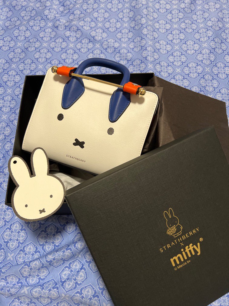 Strathberry X Miffy nano bag Carousell