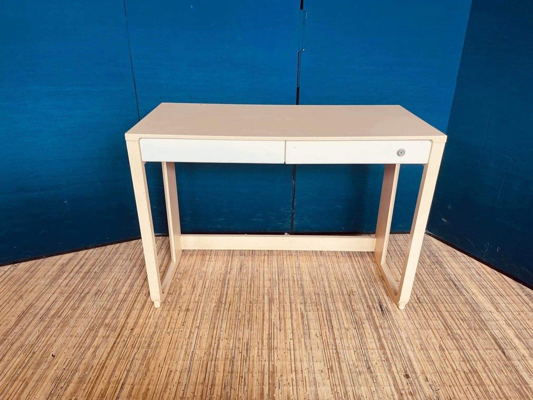 Study Table &Chair Set 39”L x 20”W x 28”H (table) 16”L x 16”W x 17”SH (chair) 2 pullout (Category: Tables & Sets) located in Manila. Submitted by Hezcki (Listing ID 1264670765, Image 1). Description: .