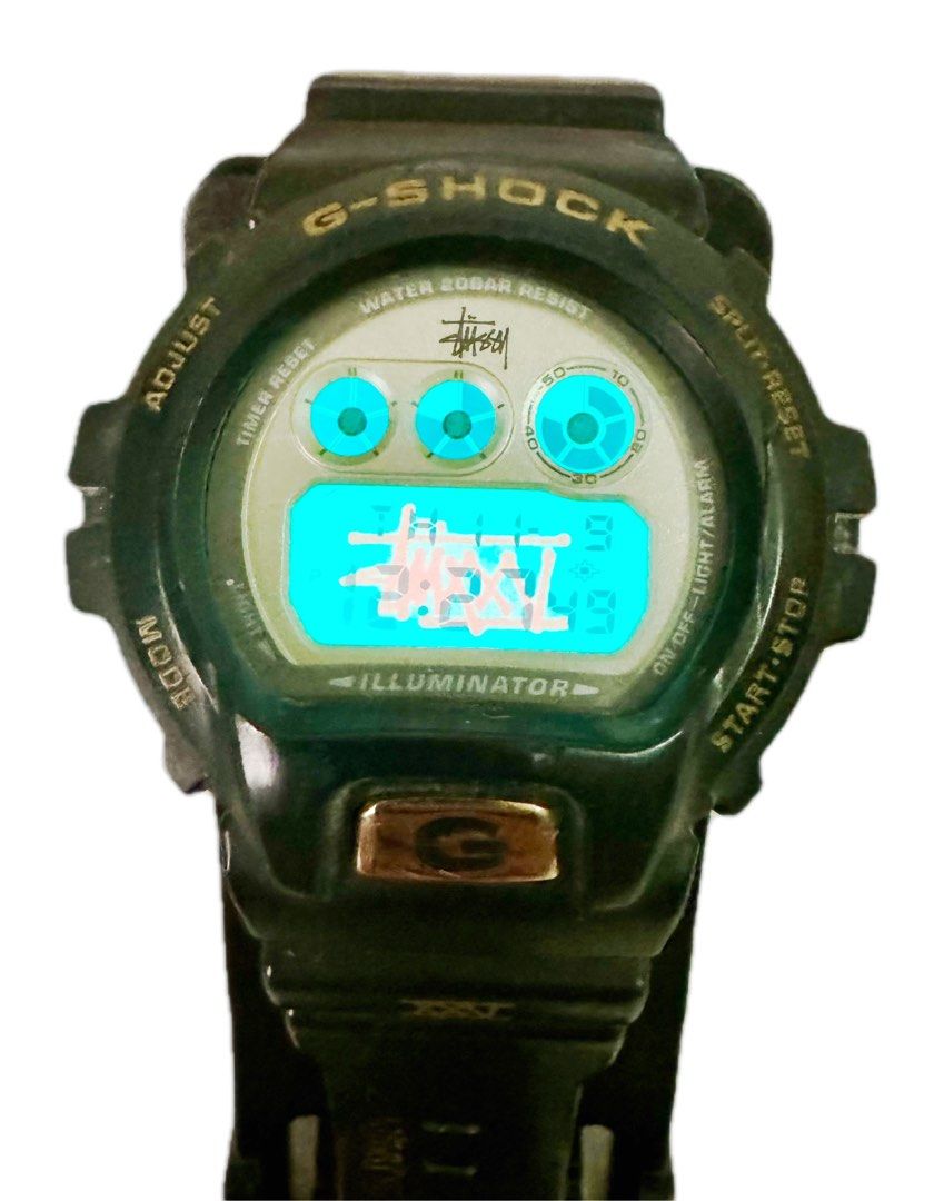 Stussy x Casio G-Shock Gshock 25週年特別版, 男裝, 手錶及配件, 手錶