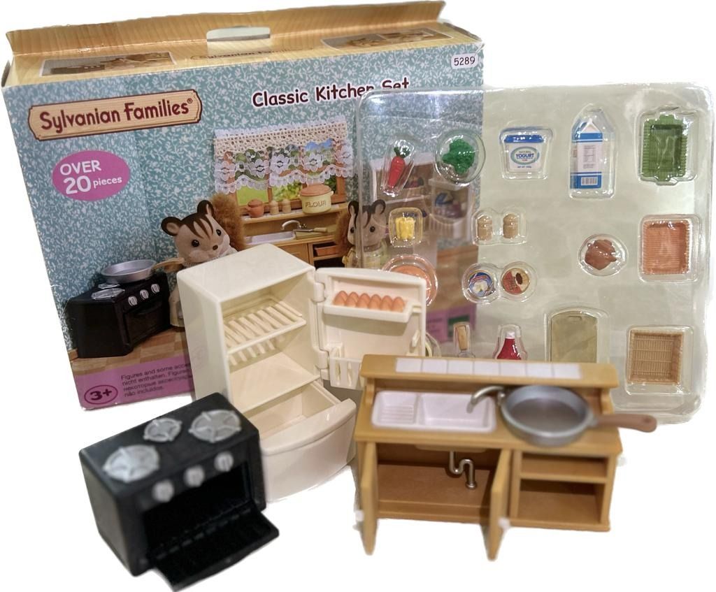 Sylvanian classic kitchen set on sale