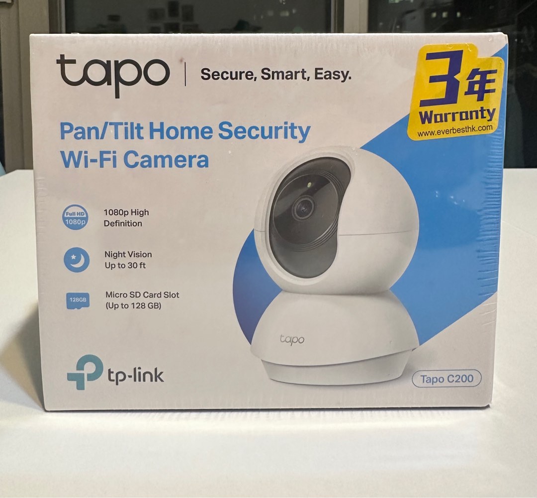 Tapo C200, 電腦＆科技, 電腦周邊及配件, 網絡攝影機 - Carousell