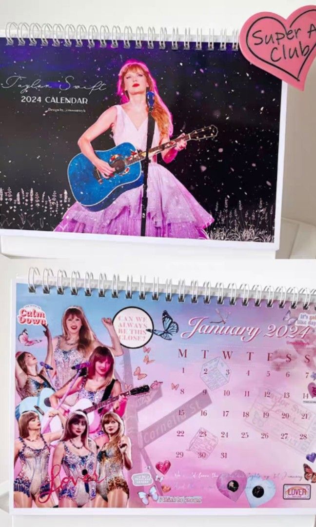 TAYLOR SWIFT CALENDER 2024 Hobbies Toys Memorabilia Collectibles