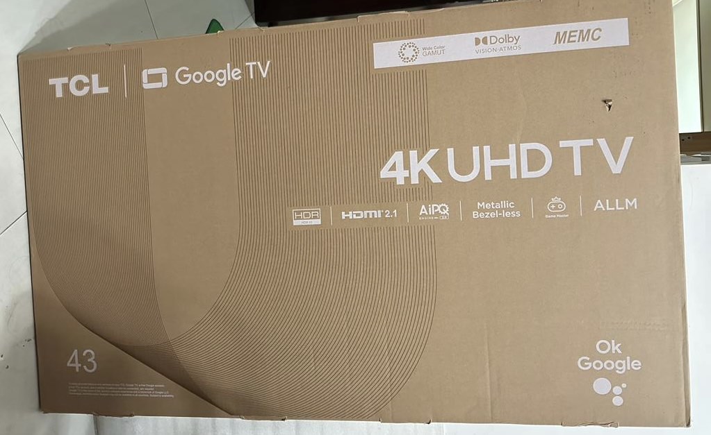TCL 43吋P745 4K UHD超高清電視, 家庭電器, 電視 & 其他娛樂, 電視 - Carousell