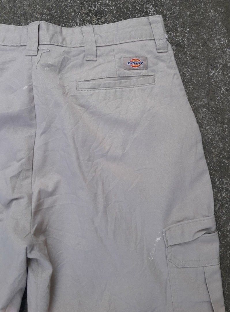 THRIFTED Dickies FLEX slim fit straight leg cargo pants Desert