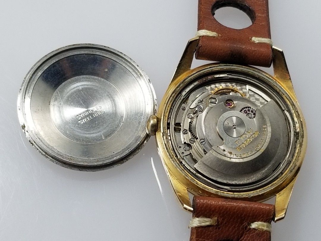 Titoni Airmaster 77 Jewels Rotomatic patina exotic tropical dial omega semaster Fesyen Pria Jam Tangan di Carousell