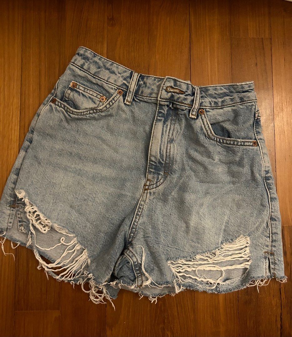 Topshop high waisted denim outlet shorts