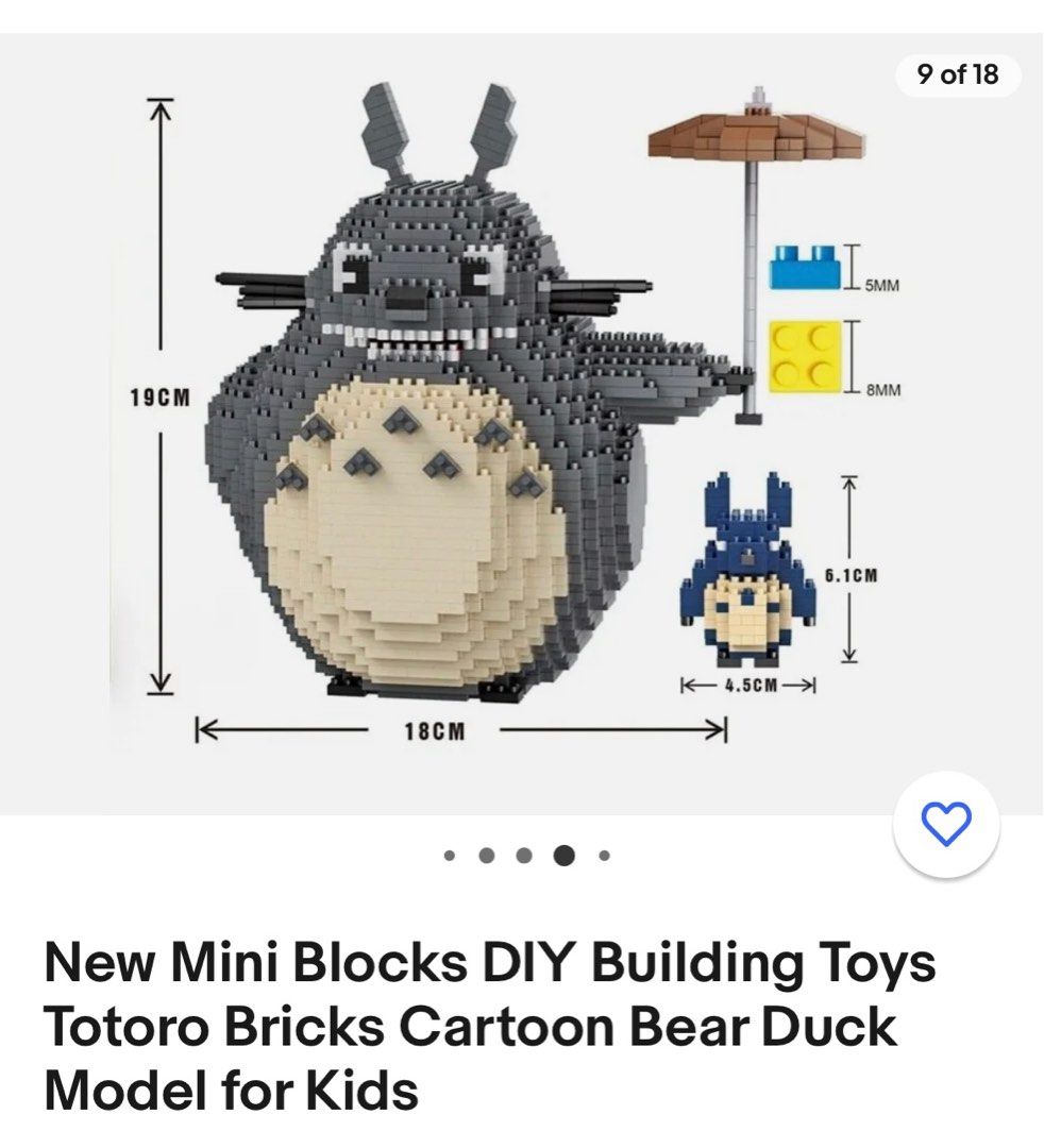 Totoro nanoblock clearance