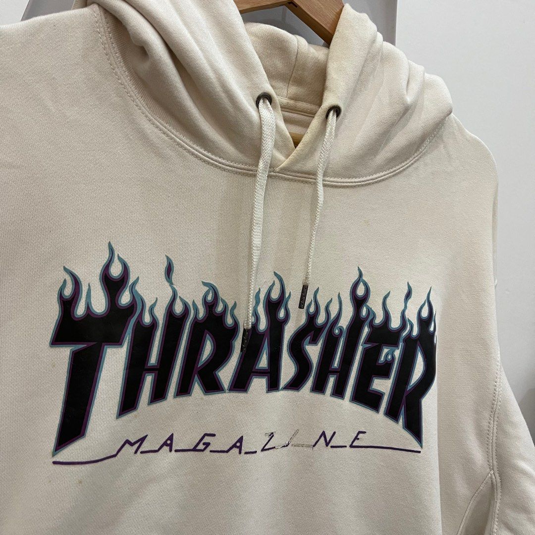 Tan thrasher hoodie clearance