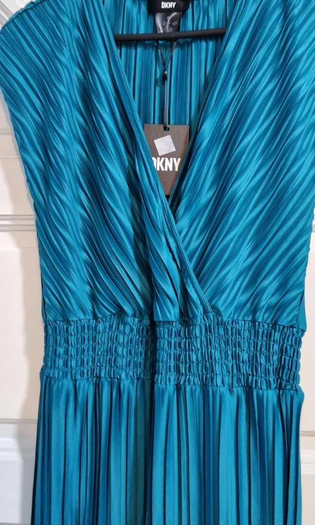 Dkny pleated dress clearance