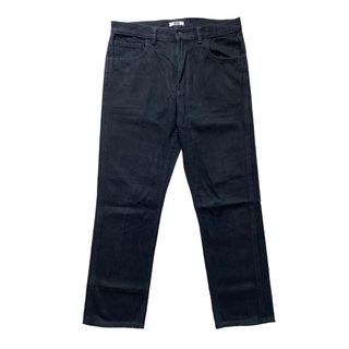 Uniqlo Denim U Regular Fit Straight Solid Black Jeans (32)