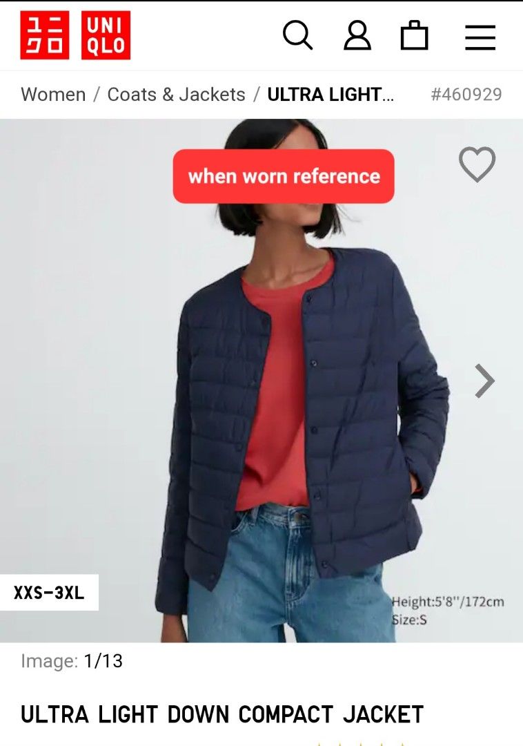Uniqlo women ultra light down compact coat 2025