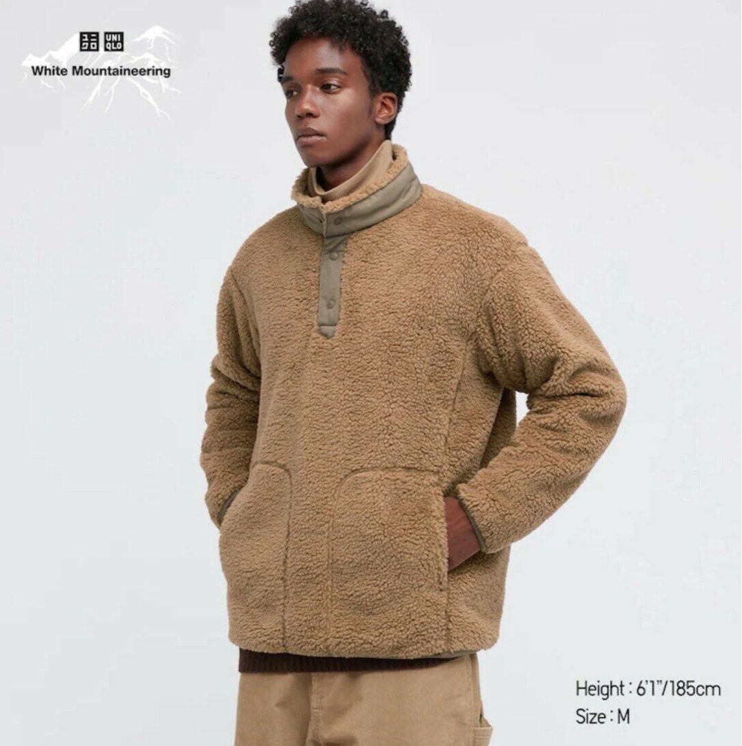 UNIQLO x WHITE MOUNTAINEERING Fleece Jacket Collabs Designer Sweater