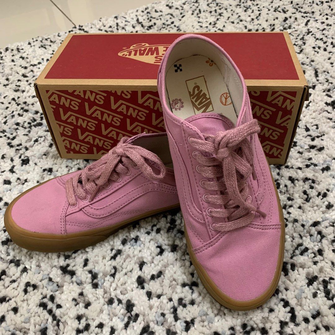 VANS OLD SKOOL TAPERED PINK BROWN VN0A54F4BD5