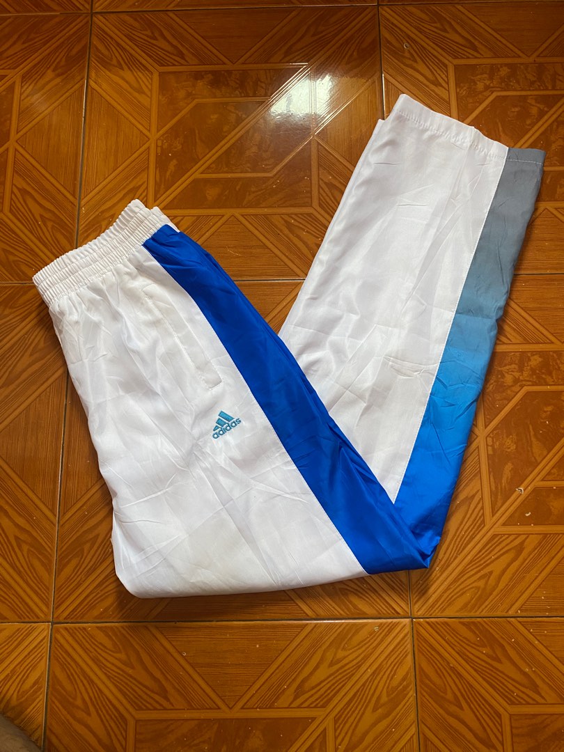 Adidas adidas jersey pants track pants men's size L unclear gray type Vintage Second Hand