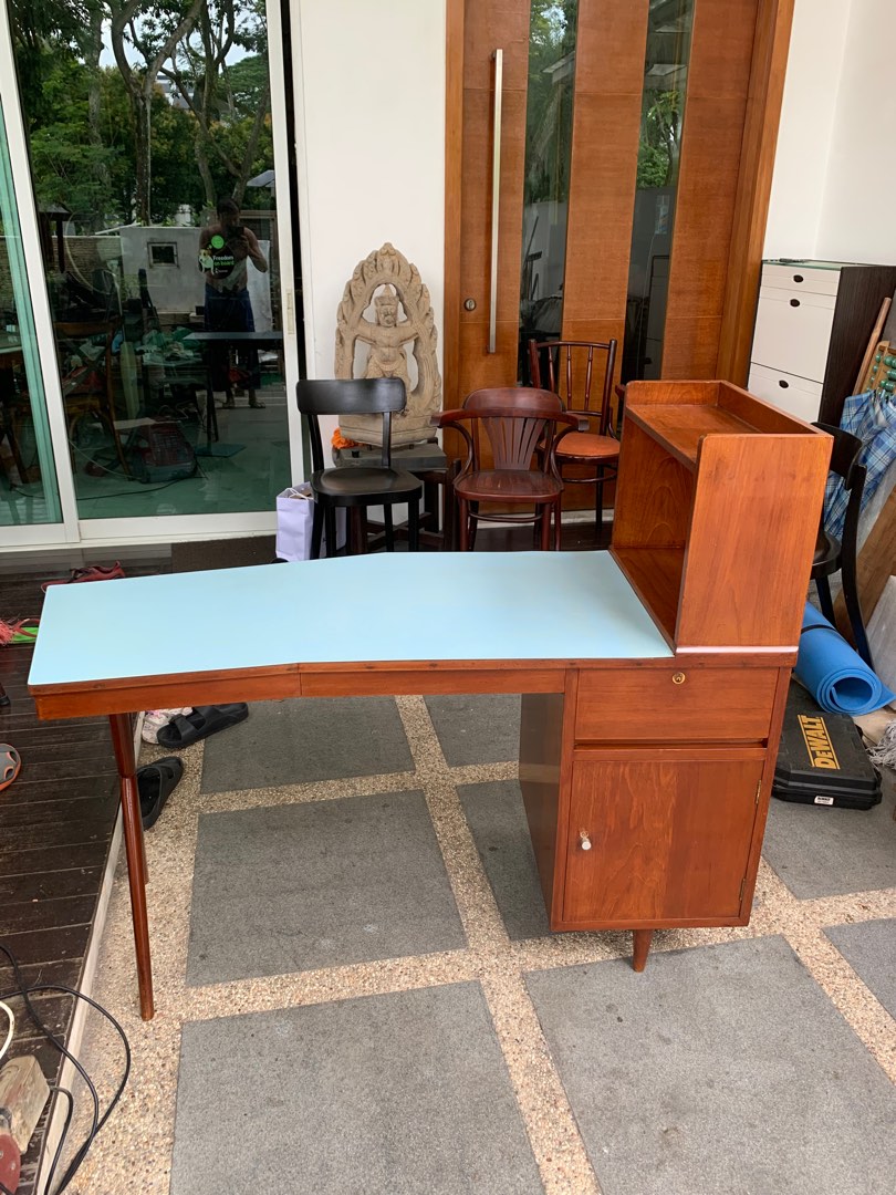 Custom made shop teak furniture