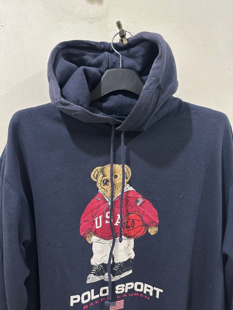 Polo sport bear online hoodie