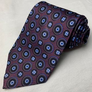 Violet polkadot Wide Necktie
