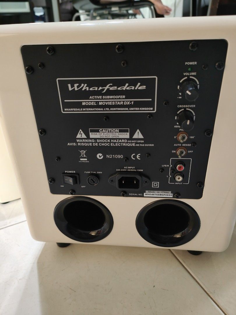 Wharfedale moviestar dx 1 subwoofer clearance
