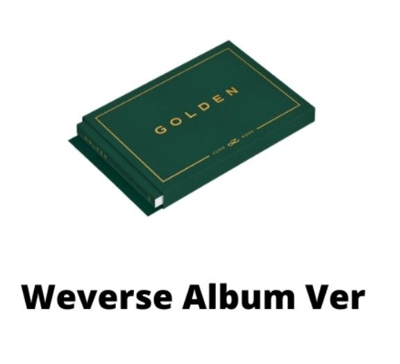 BTS JUNG KOOK - GOLDEN (Weverse Albums)