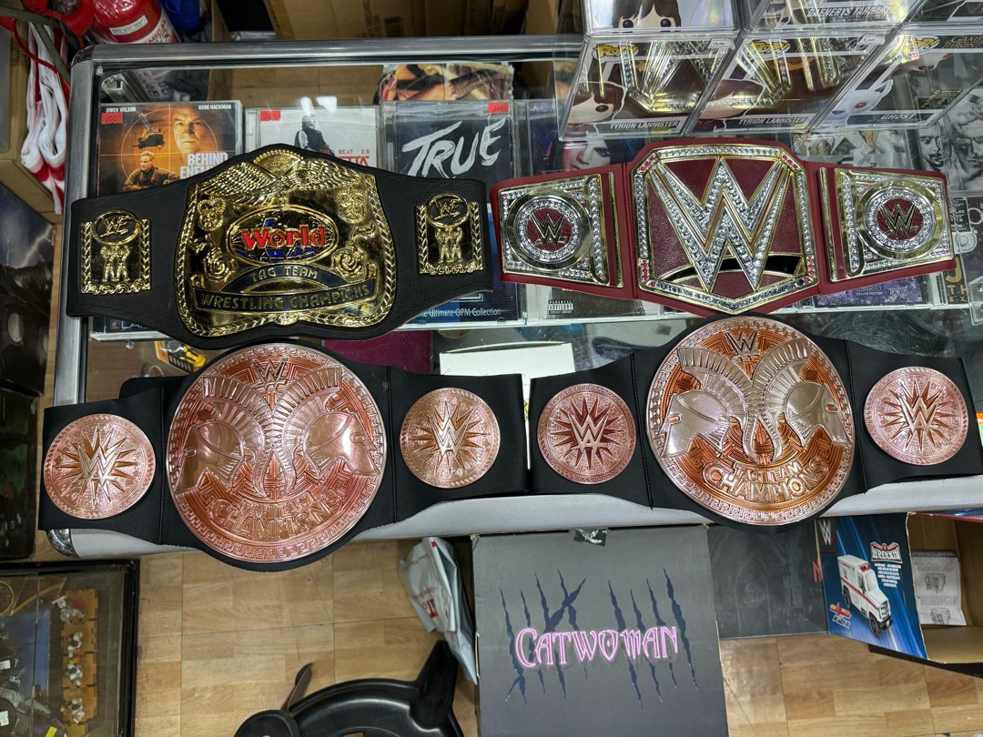 WWE Kid Size Belts Classic, Hobbies & Toys, Toys & Games on Carousell