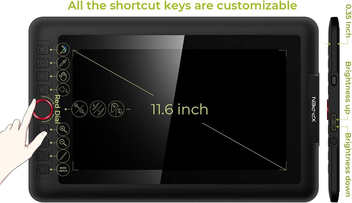 XP-PEN Artist12 Pro Inch Drawing Monitor Pen Display Full