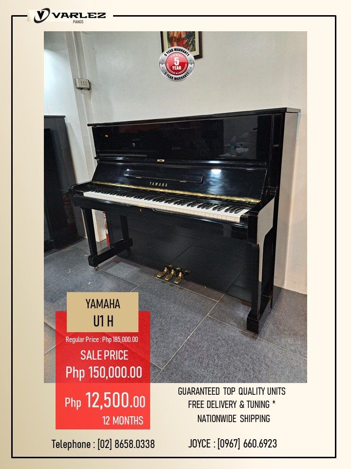 YAMAHA U1H Php 12 500.00 per Month Hobbies Toys Music Media