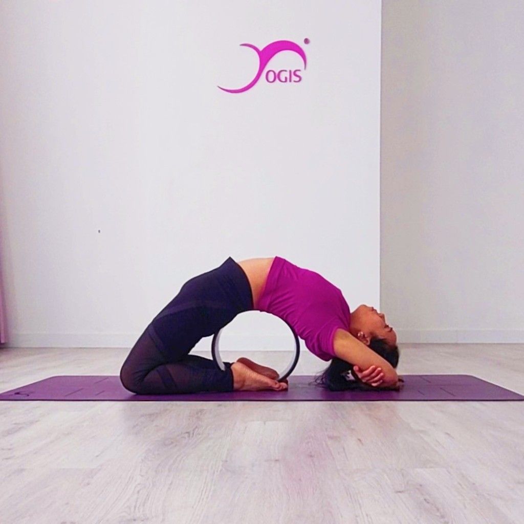 Yoga Wheel Stretching 瑜珈輪伸展拉筋改善治癒減肥#一字馬, 服務, 學習及增值課程, 健身及運動- Carousell