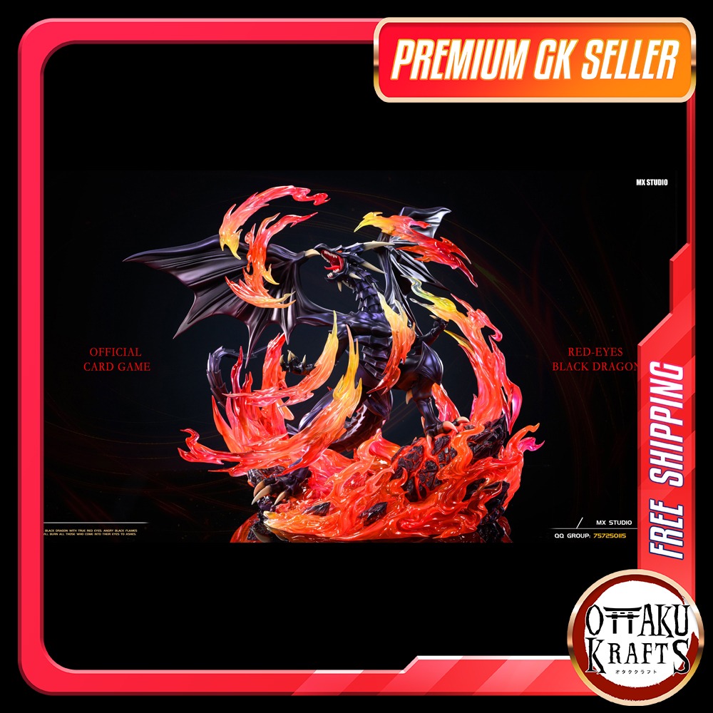 Yu-Gi-Oh! Action Figures - Red Eyes Black Dragon Solid (3.75 inch)