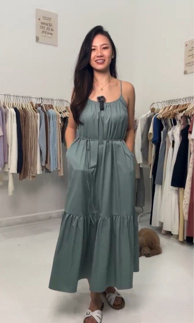 slim fit dress slacks Bette Dress in Deep Teal | Bridesmaid | High-Low
